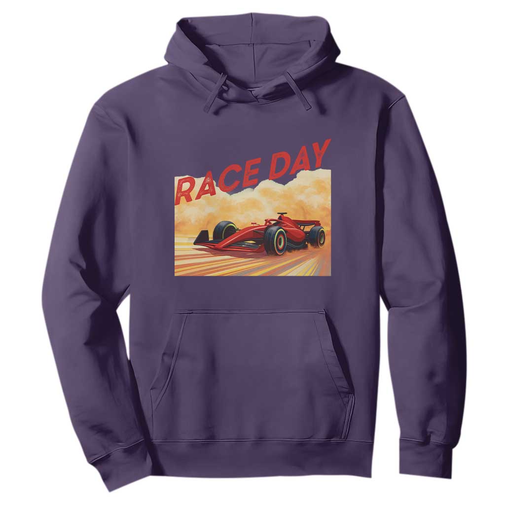 Vintage Racing Formula Car Hoodie TS14 Purple Print Your Wear