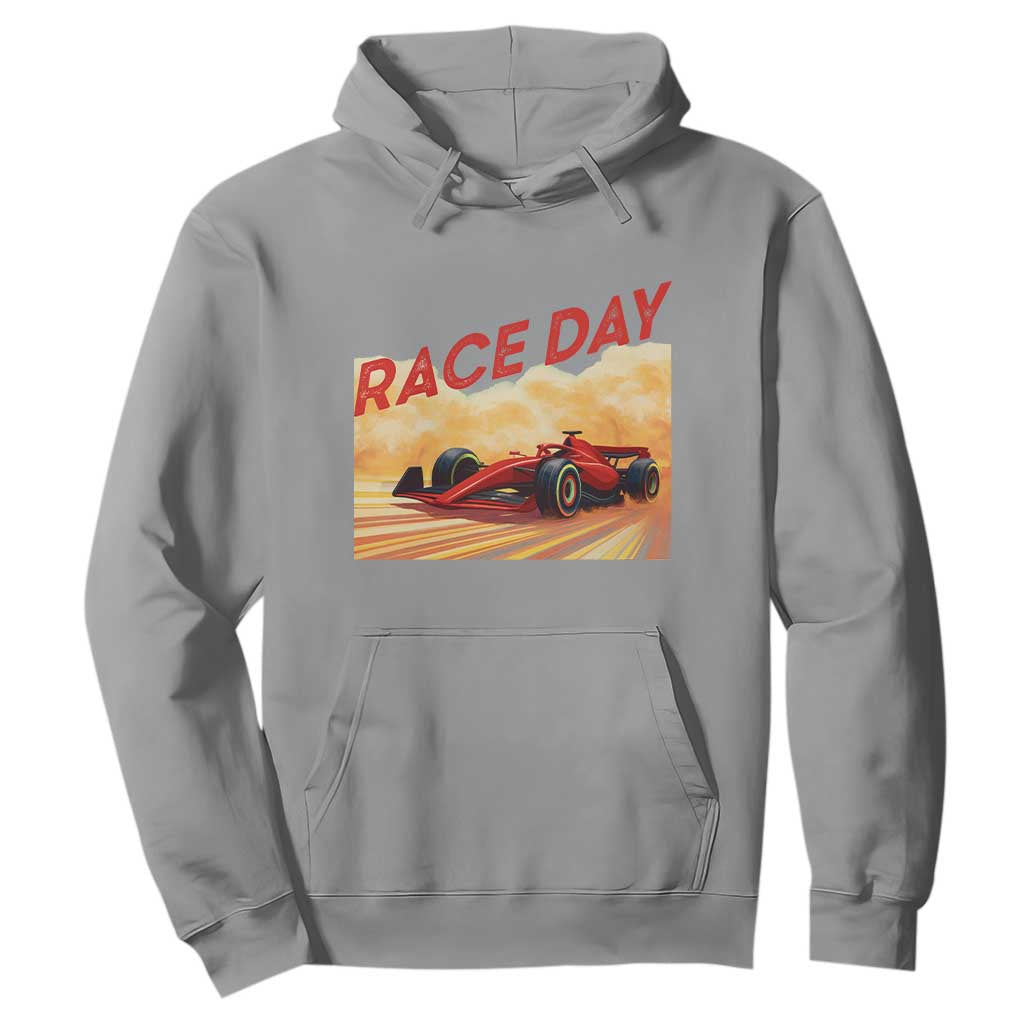 Vintage Racing Formula Car Hoodie TS14 Sport Gray Print Your Wear