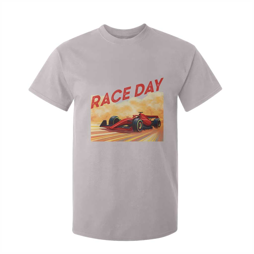 Vintage Racing Formula Car T Shirt For Kid TS14 Ice Gray Print Your Wear