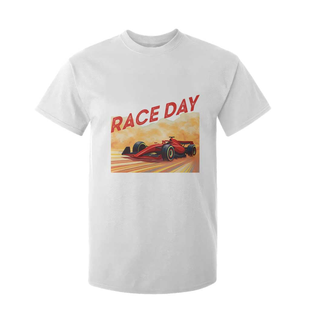 Vintage Racing Formula Car T Shirt For Kid TS14 White Print Your Wear