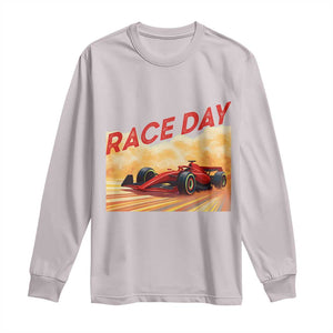 Vintage Racing Formula Car Long Sleeve Shirt TS14 Ice Gray Print Your Wear