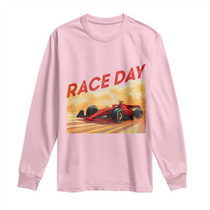 Vintage Racing Formula Car Long Sleeve Shirt TS14 Light Pink Print Your Wear
