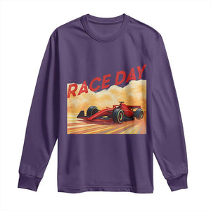 Vintage Racing Formula Car Long Sleeve Shirt TS14 Purple Print Your Wear