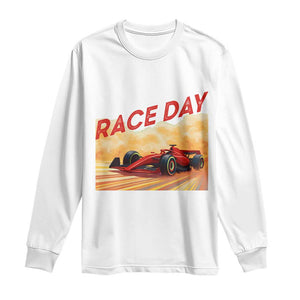 Vintage Racing Formula Car Long Sleeve Shirt TS14 White Print Your Wear