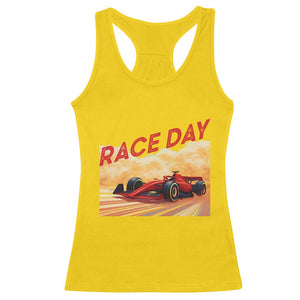 Vintage Racing Formula Car Racerback Tank Top TS14 Daisy Print Your Wear