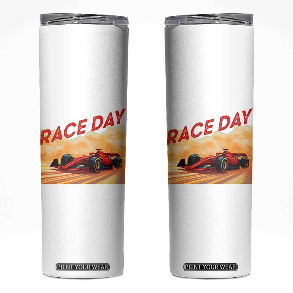 Vintage Racing Formula Car Skinny Tumbler TS14 White Print Your Wear