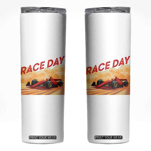 Vintage Racing Formula Car Skinny Tumbler TS14 White Print Your Wear