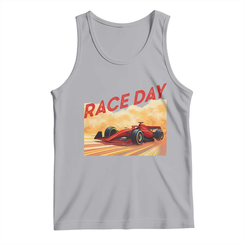 Vintage Racing Formula Car Tank Top TS14 Athletic Heather Print Your Wear