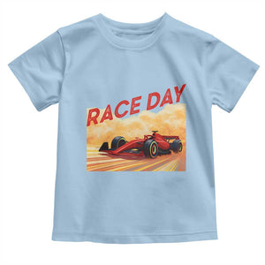 Vintage Racing Formula Car Toddler T Shirt TS14 Light Blue Print Your Wear