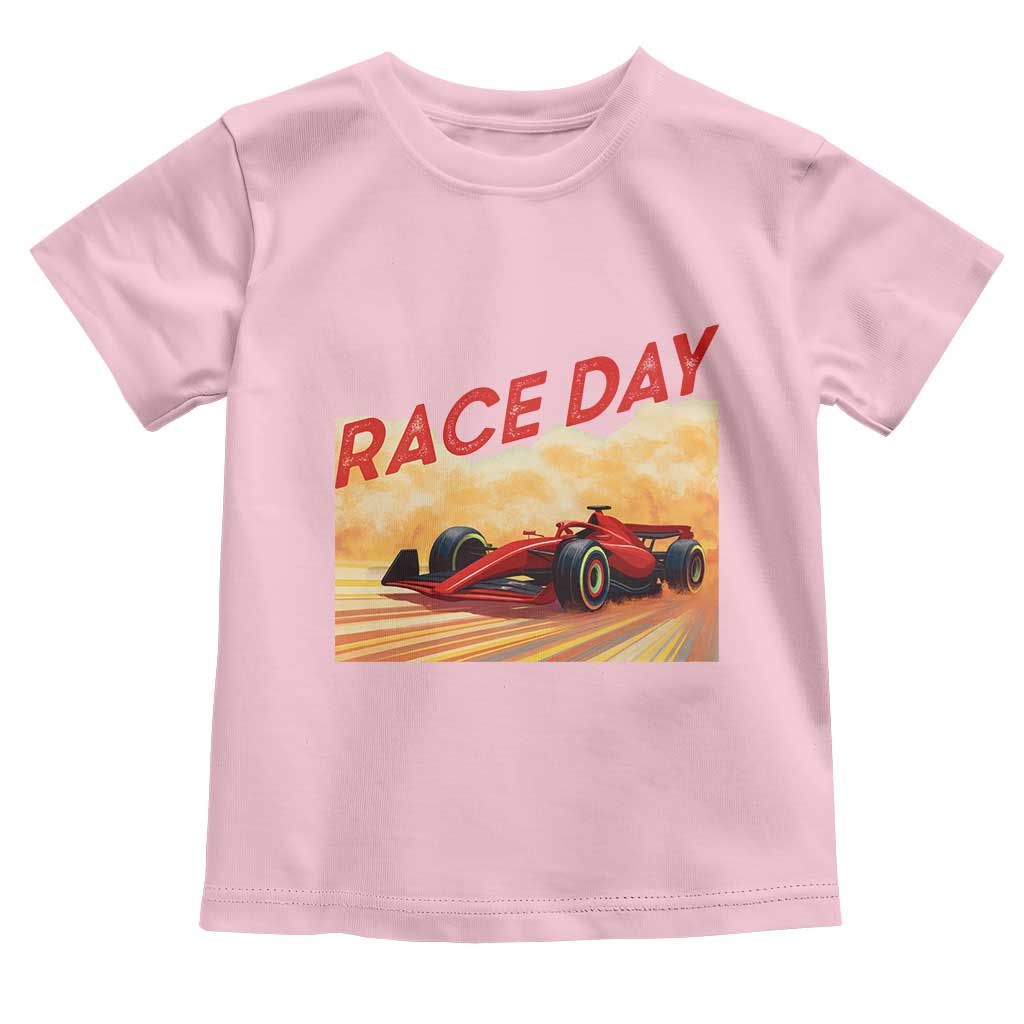 Vintage Racing Formula Car Toddler T Shirt TS14 Light Pink Print Your Wear