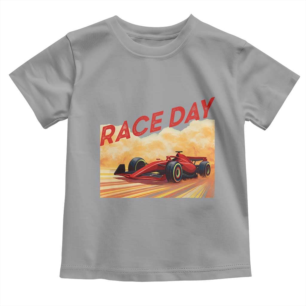 Vintage Racing Formula Car Toddler T Shirt TS14 Sport Gray Print Your Wear