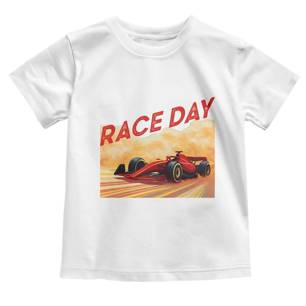 Vintage Racing Formula Car Toddler T Shirt TS14 White Print Your Wear