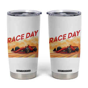 Vintage Racing Formula Car Tumbler Cup TS14 White Print Your Wear