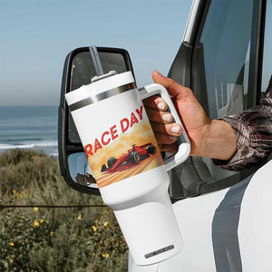 Vintage Racing Formula Car Tumbler With Handle TS14 Print Your Wear