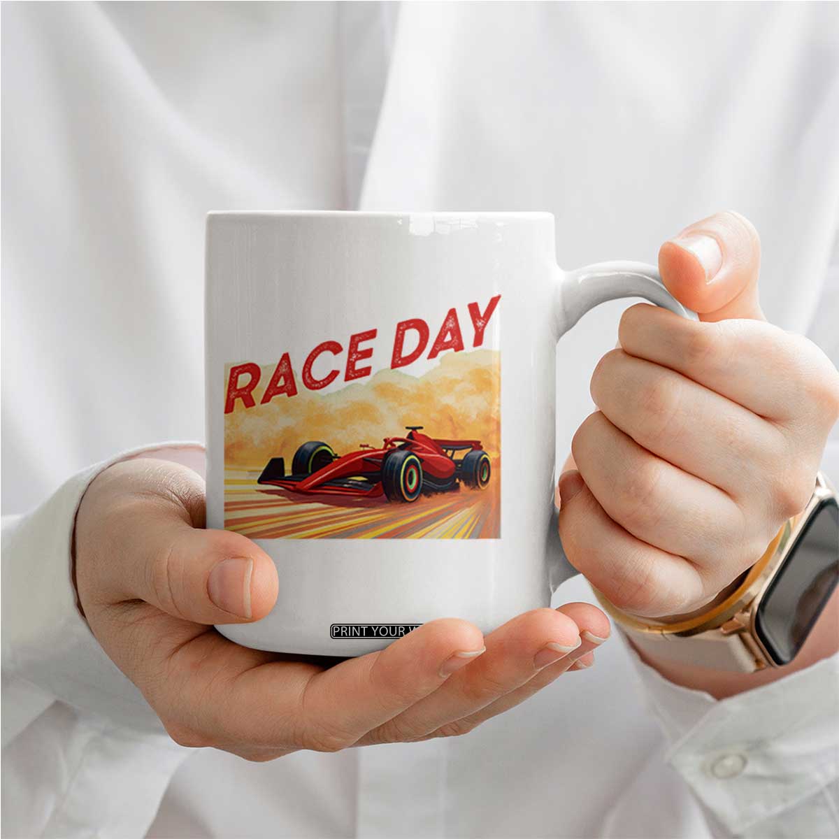 Vintage Racing Formula Car Coffee Mug TS14 Print Your Wear