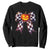 Race Car Halloween Sweatshirt Pumpkin Checkered Coquette Bow TS14 Black Print Your Wear