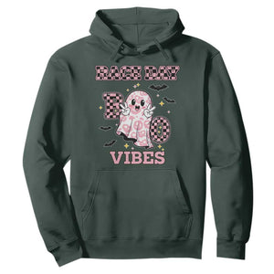 Race Car Halloween Hoodie Boo Checkered Coquette Bow TS14 Dark Forest Green Print Your Wear