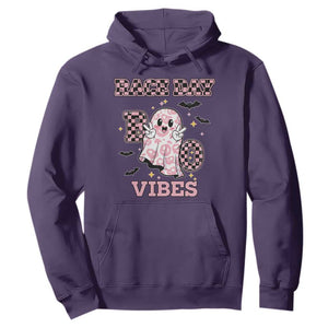 Race Car Halloween Hoodie Boo Checkered Coquette Bow TS14 Purple Print Your Wear
