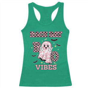 Race Car Halloween Racerback Tank Top Boo Checkered Coquette Bow TS14 Irish Green Print Your Wear