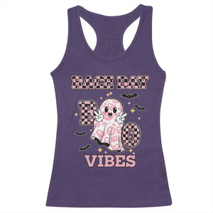 Race Car Halloween Racerback Tank Top Boo Checkered Coquette Bow TS14 Purple Print Your Wear