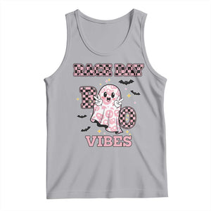 Race Car Halloween Tank Top Boo Checkered Coquette Bow TS14 Athletic Heather Print Your Wear
