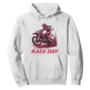 Dirt Bike Girl Hoodie Motocross Racing Women TS14 White Print Your Wear