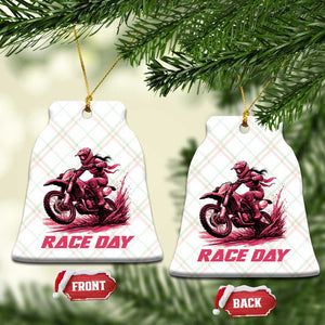 Dirt Bike Girl Ceramic Ornament Motocross Racing Women TS14 Print Your Wear