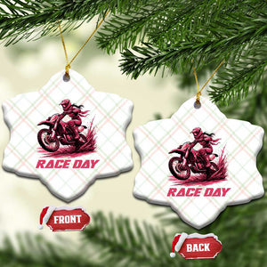 Dirt Bike Girl Ceramic Ornament Motocross Racing Women TS14 Print Your Wear