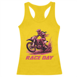Dirt Bike Girl Racerback Tank Top Motocross Racing Women TS14 Daisy Print Your Wear