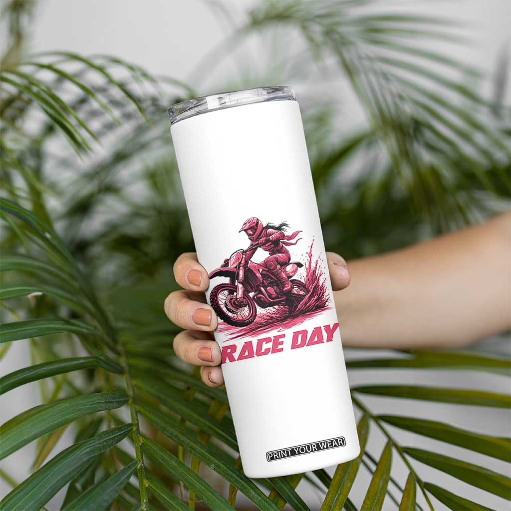 Dirt Bike Girl Skinny Tumbler Motocross Racing Women TS14 Print Your Wear