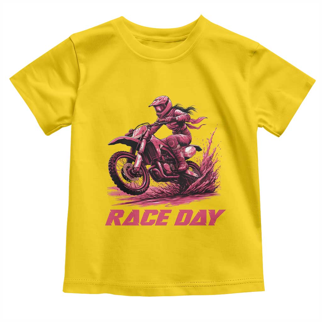 Dirt Bike Girl Toddler T Shirt Motocross Racing Women TS14 Daisy Print Your Wear
