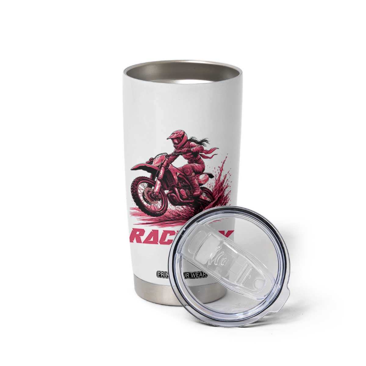 Dirt Bike Girl Tumbler Cup Motocross Racing Women TS14 Print Your Wear