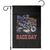 Dirt Bike Girl Garden Flag Patriotic Motocross American Flag Racing TS14 Black Print Your Wear