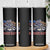 Dirt Bike Girl Skinny Tumbler Patriotic Motocross American Flag Racing TS14 Print Your Wear