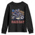 Dirt Bike Girl Youth Sweatshirt Patriotic Motocross American Flag Racing TS14 Black Print Your Wear