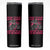 Funny Dirt Bike Girl Skinny Tumbler Born To Ride Dirt Bikes Forced To Go To School TS14 Black Print Your Wear