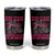 Funny Dirt Bike Girl Tumbler Cup Born To Ride Dirt Bikes Forced To Go To School TS14 Black Print Your Wear
