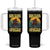 Funny Bigfoot Dirt Bike Tumbler With Handle Born To Ride Dirt Bikes Forced To Go To School TS14 One Size: 40 oz Black Print Your Wear