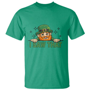 I Saw That T Shirt Funny Leprechaun St Patricks Day Meme TS14 Irish Green Print Your Wear