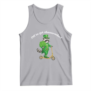 Funny Raccoon St Patricks Day Meme Tank Top Off To Get Shamrocked TS14 Athletic Heather Print Your Wear