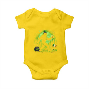 Funny Bigfoot St Patricks Day Baby Onesie Sasquatch Drinking Green Beer Lover TS14 Daisy Print Your Wear