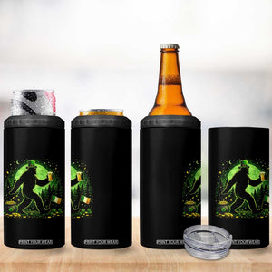 Funny Bigfoot St Patricks Day 4 in 1 Can Cooler Tumbler Sasquatch Drinking Green Beer Lover TS14 Print Your Wear