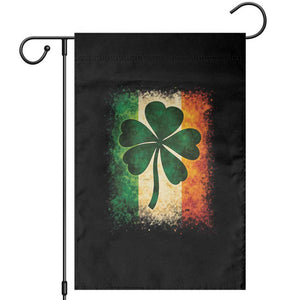 Retro Ireland Shamrock Irish Flag St Patricks Day Garden Flag TS14 Black Print Your Wear