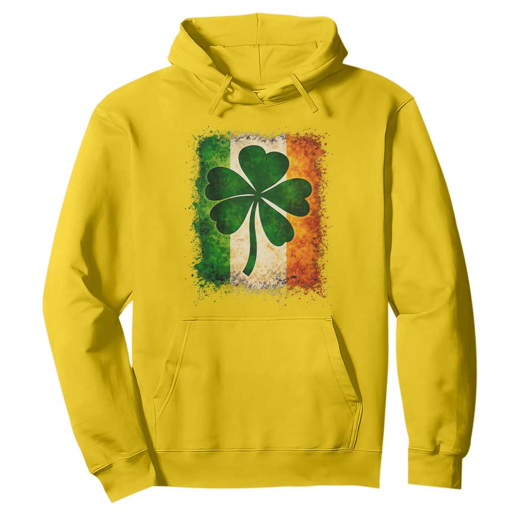 Retro Ireland Shamrock Irish Flag St Patricks Day Hoodie TS14 Daisy Print Your Wear