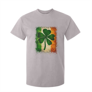 Retro Ireland Shamrock Irish Flag St Patricks Day T Shirt For Kid TS14 Ice Gray Print Your Wear