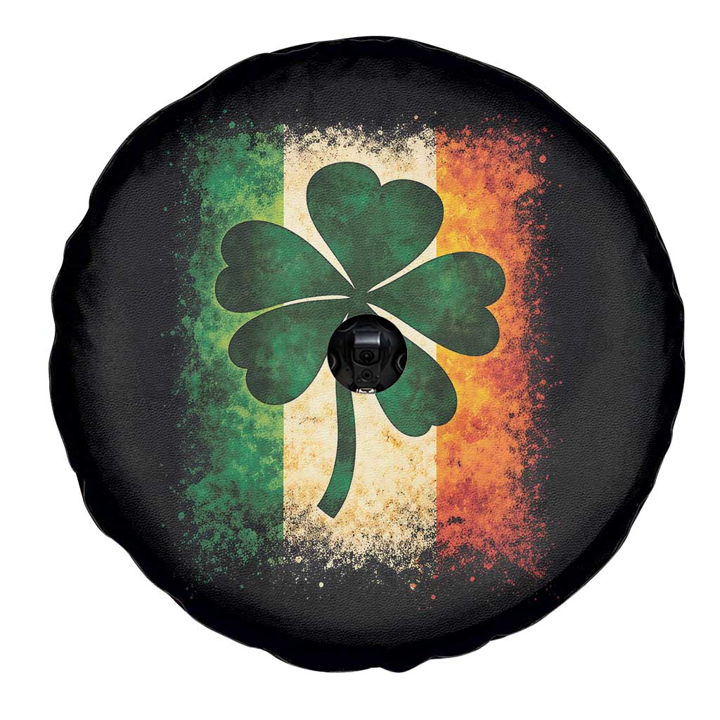 Retro Ireland Shamrock Irish Flag St Patricks Day Spare Tire Cover TS14 Print Your Wear