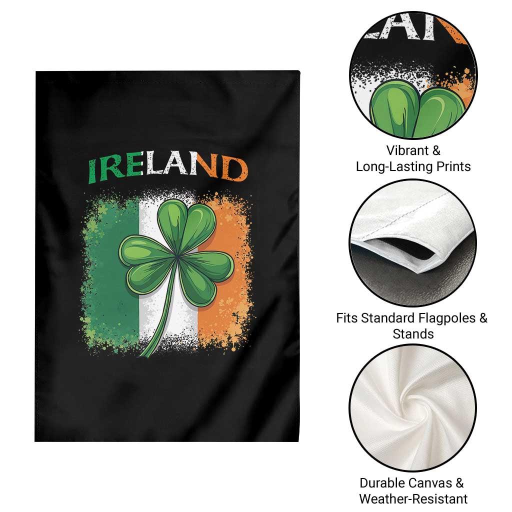 Vintage Ireland Shamrock Irish Flag St Patricks Day Garden Flag TS14 Print Your Wear
