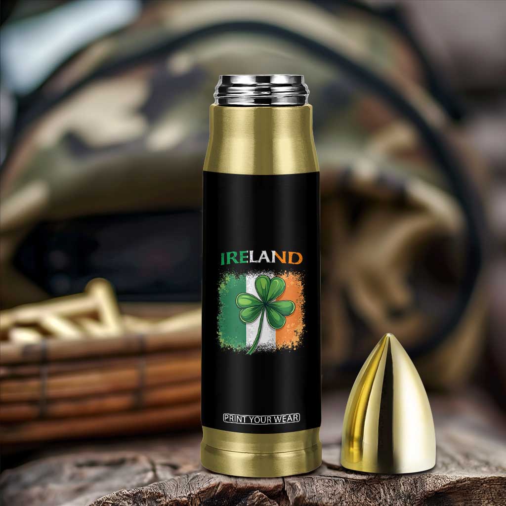 Vintage Ireland Shamrock Irish Flag St Patricks Day Bullet Tumbler TS14 Print Your Wear