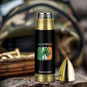 Vintage Ireland Shamrock Irish Flag St Patricks Day Bullet Tumbler TS14 Print Your Wear
