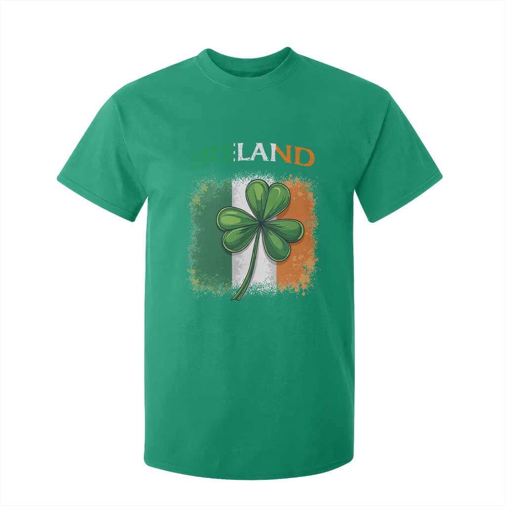 Vintage Ireland Shamrock Irish Flag St Patricks Day T Shirt For Kid TS14 Irish Green Print Your Wear